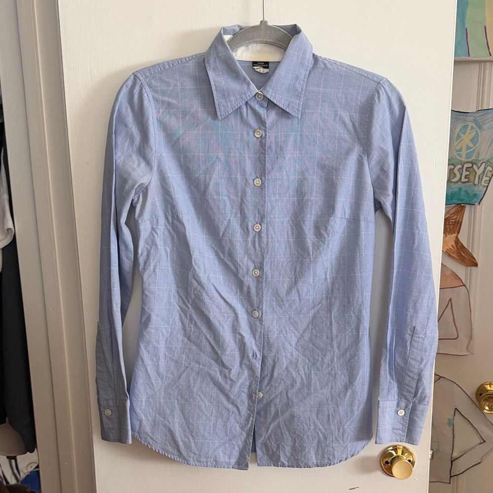 J. Crew Light Blue Women’s Button-Up Dress Shirt